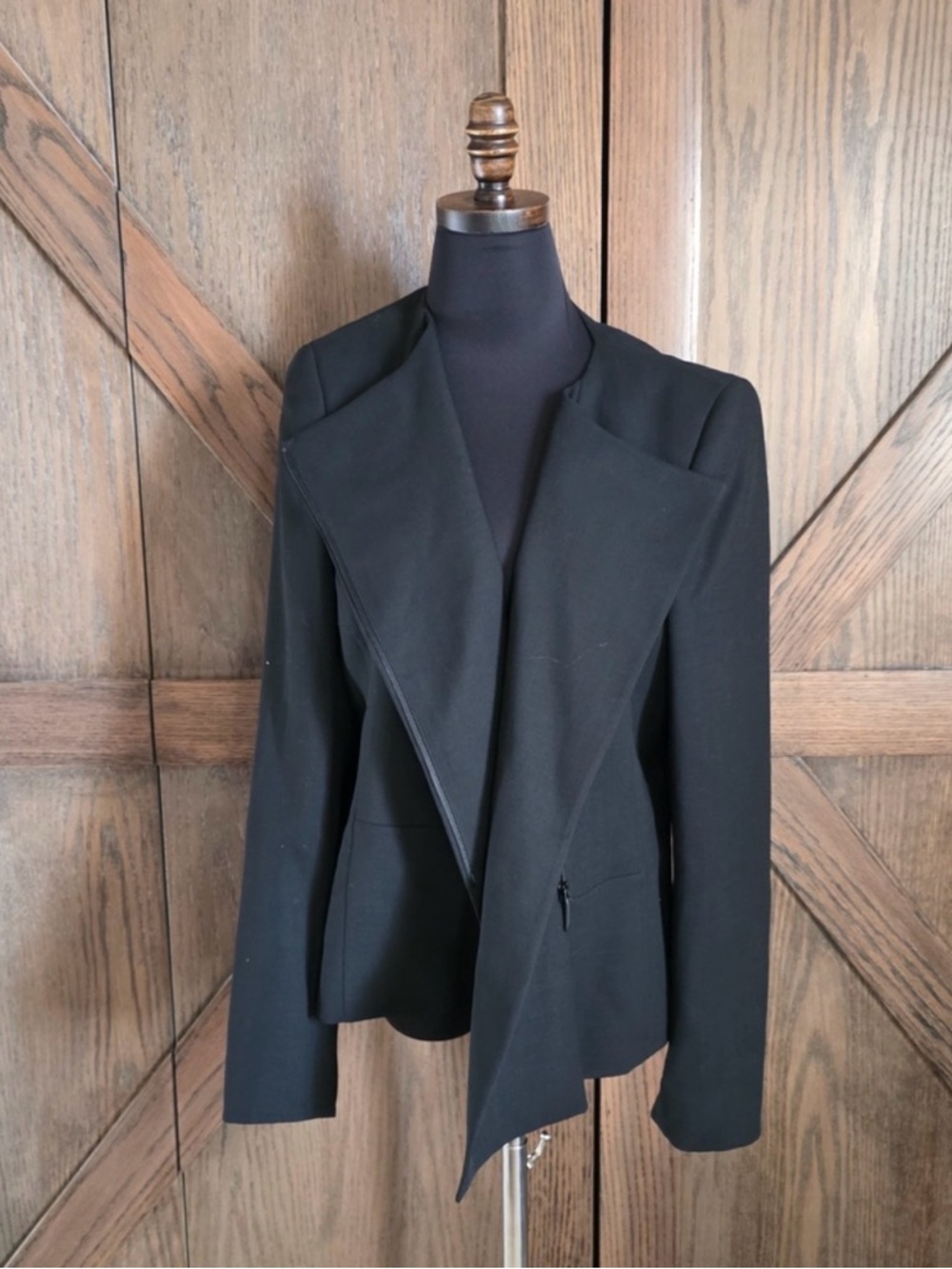 Akris Asymmetrical Wool Jacket